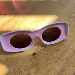 Pink Ibiza Oversized Sunglasses